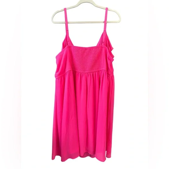 Torrid Mini Chiffon Ruffle Skater Dress Size: 4X - Picture 6 of 8